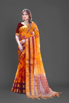 Aarunika SBT Printed Bollywood Organza Saree(Pack of 2, Multicolor)