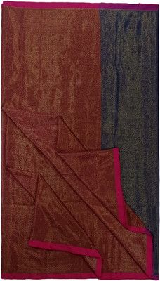 paul bastralaya Solid/Plain Handloom Cotton Silk Saree(Maroon)