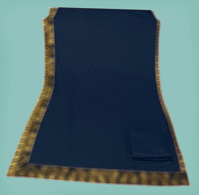 HNC Retail Self Design Bollywood Chiffon, Georgette Saree(Dark Blue)