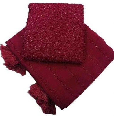 Kanchan Embellished Bollywood Chiffon Saree(Maroon)