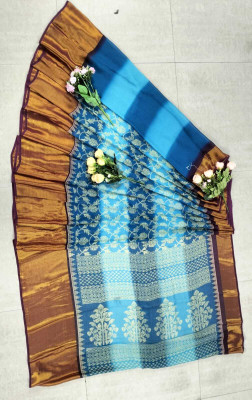 nirmal creation Floral Print Bollywood Chiffon Saree(Multicolor)