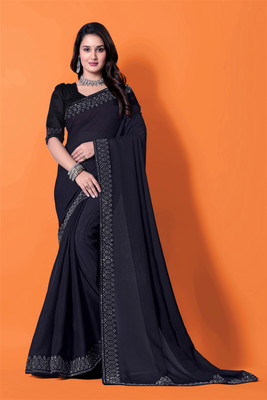 Jay Bajrang Fashion Self Design Sambalpuri Art Silk Saree(Black)