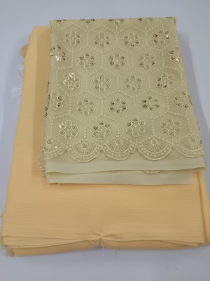 shivdhara Color Block Kota Doria Cotton Silk Saree(Yellow)