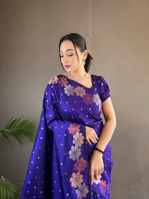 PRAMUKH Jacquard Printed Blouse Material