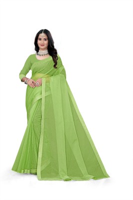 Kedar NX Embellished Bollywood Organza Saree(Light Green)