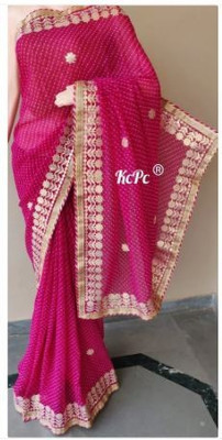 Shree Vinayak Creations Self Design Bollywood Georgette Saree(Pink)