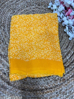 AARTI SELECTION Printed Bandhani Georgette Saree(Multicolor)