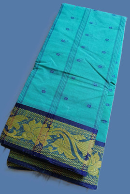 Maasaree Solid/Plain Tant Pure Cotton Saree(Multicolor)