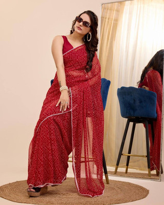 Muskan Collection Self Design Kanjivaram Georgette Saree(Maroon)