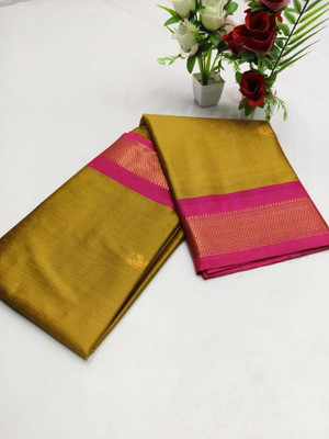 Hashir textile Woven Assam Silk Cotton Silk Saree(Multicolor)