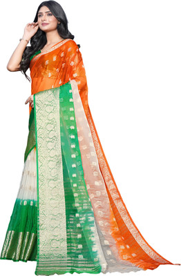 Aarunika Laddu Digital Print Bollywood Art Silk Saree(Multicolor)