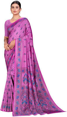 Vimla Printed Bollywood Art Silk Saree(Grey)