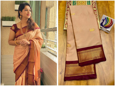 Fab Silk Woven Paithani Cotton Silk Saree(Multicolor)