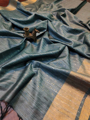 govind handloom Embellished Bollywood Silk Blend Saree(Green)
