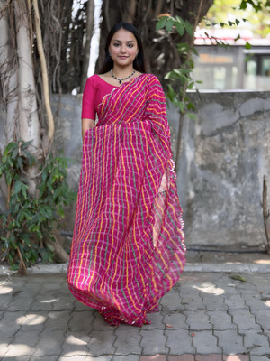 MAHADEV NX Self Design Bollywood Georgette Saree(Multicolor)