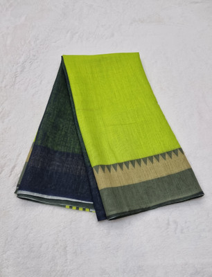 Arpita Fashion Digital Print Bollywood Cotton Linen Saree(Multicolor)