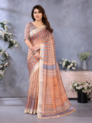 iHIYAzz ENTERPRISE Digital Print Bollywood Pure Silk Saree(Multicolor)