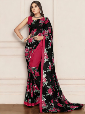 Moda Rapido Embroidered Bollywood Georgette Saree(Multicolor)
