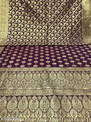 SHRIMAY Woven Kanjivaram Silk Blend Saree(Multicolor)
