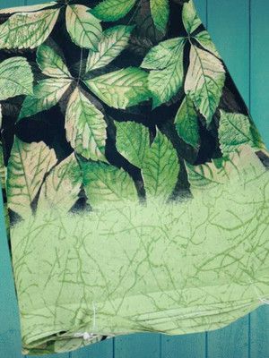 HouseOfCommon Printed Bollywood Georgette Saree(Green)