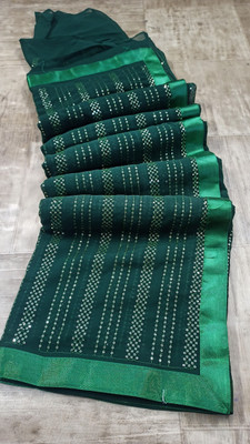 Julee Embroidered Bollywood Georgette Saree(Green)