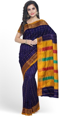 Samvita Woven Ilkal Cotton Silk Saree(Blue)