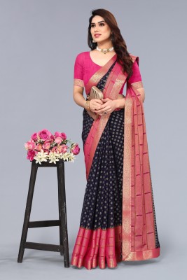 PinkEVE Printed Daily Wear Chiffon, Brasso Saree(Pink)