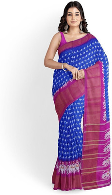 Moda Rapido Printed Kalamkari Art Silk Saree(Blue)