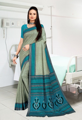 Vimla Printed Daily Wear Art Silk Saree(Blue)