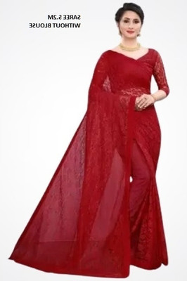 Saadhvi Digital Print Kalamkari Georgette Saree(Maroon)