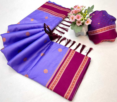 Zivastra Embroidered, Woven, Self Design Banarasi Organza, Georgette Saree(White, Yellow, Black, Green)