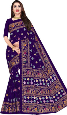 kalyani nx Printed Sambalpuri Pure Cotton Saree(Multicolor)