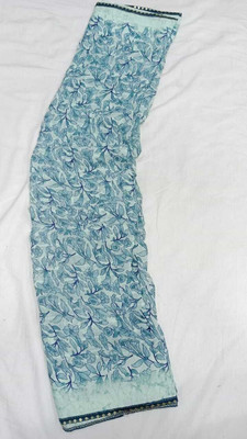 HouseOfCommon Ombre Bollywood Georgette Saree(Light Blue)