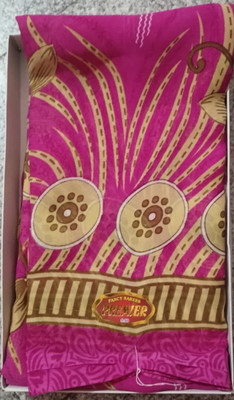 Jigu Floral Print, Printed, Graphic Print Daily Wear Art Silk Saree(Multicolor)