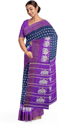 Saadhvi Printed Bandhani Art Silk Saree(Grey)