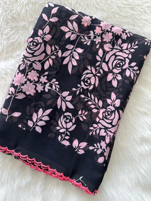 AARTI SELECTION Printed Bandhani Georgette Saree(Multicolor)