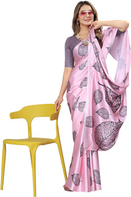Caoimhe Digital Print Bollywood Crepe Saree(Multicolor)