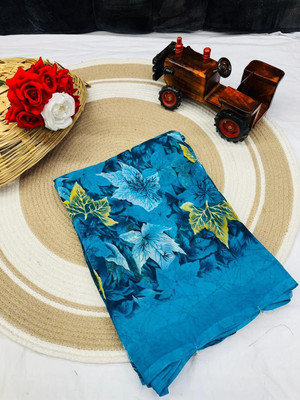 HouseOfCommon Ombre Bollywood Georgette Saree(Dark Blue)