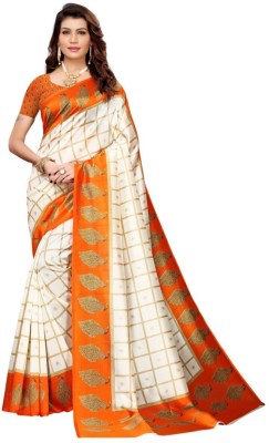 Darshini Printed Daily Wear Art Silk Saree(Multicolor)