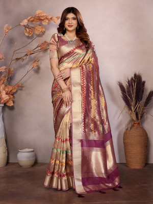 NEGRONI Embroidered Daily Wear Cotton Silk Saree(Multicolor)