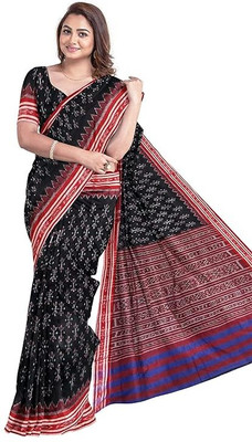 handloom paridhaan Printed Handloom Pure Cotton Saree(Multicolor)
