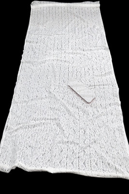 Fashion Field Dyed Bollywood Net Saree(White)