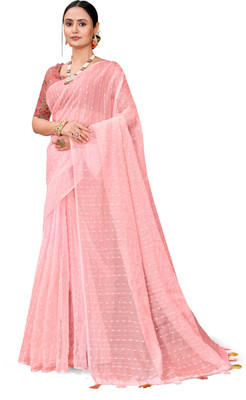 Vastramela Self Design Banarasi Net Saree(Multicolor)