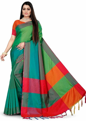 Nikita Fashion Self Design Daily Wear Satin Saree(Multicolor)