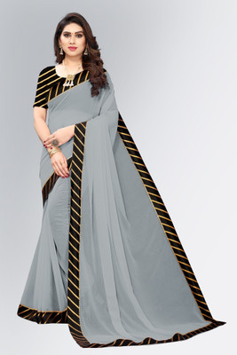HouseOfCommon Self Design Bollywood Georgette Saree(Grey)