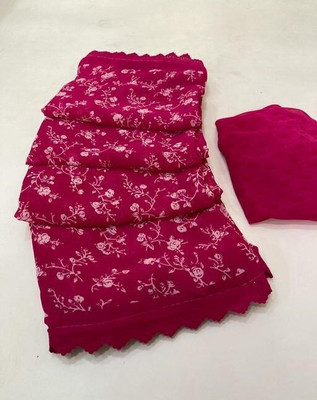 AARTI SELECTION Printed Bandhani Georgette Saree(Multicolor)