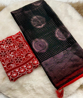 Aika Printed Bollywood Georgette Saree(Multicolor)