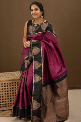 Begum Collection Self Design Kanjivaram Art Silk Saree(Multicolor)