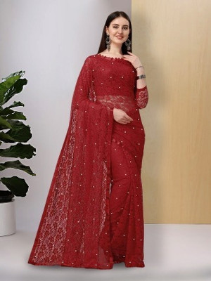 Saadhvi Woven Banarasi Art Silk Saree(Maroon)