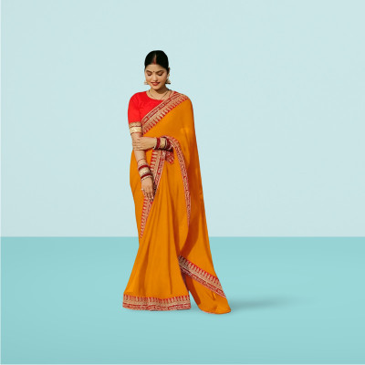 Shilpa Fashion Woven Kanjivaram Silk Blend Saree(Light Green)